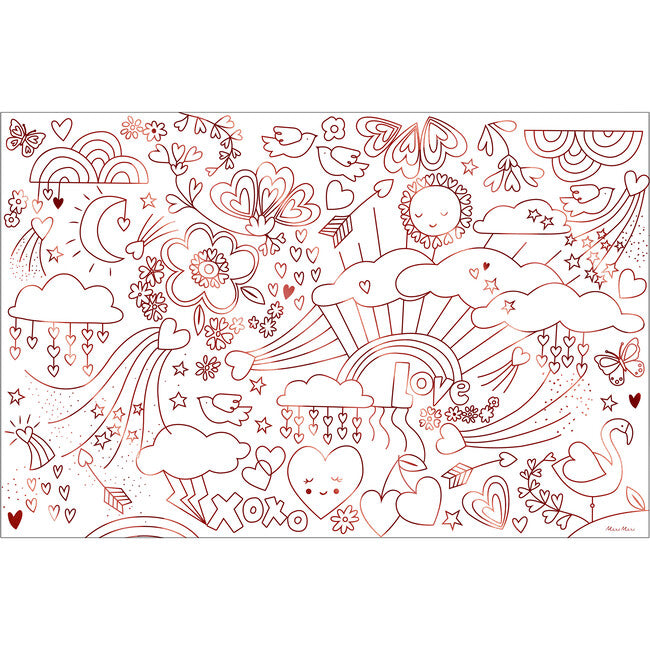 Valentine Coloring Posters