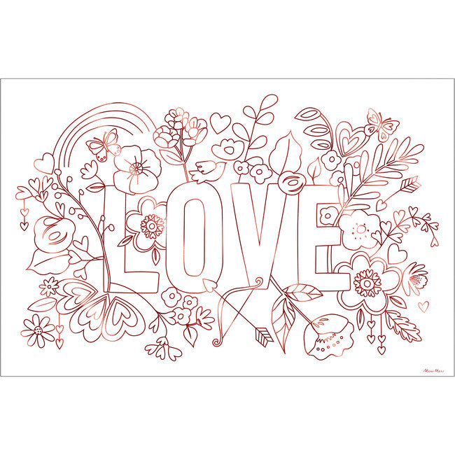 Valentine Coloring Posters