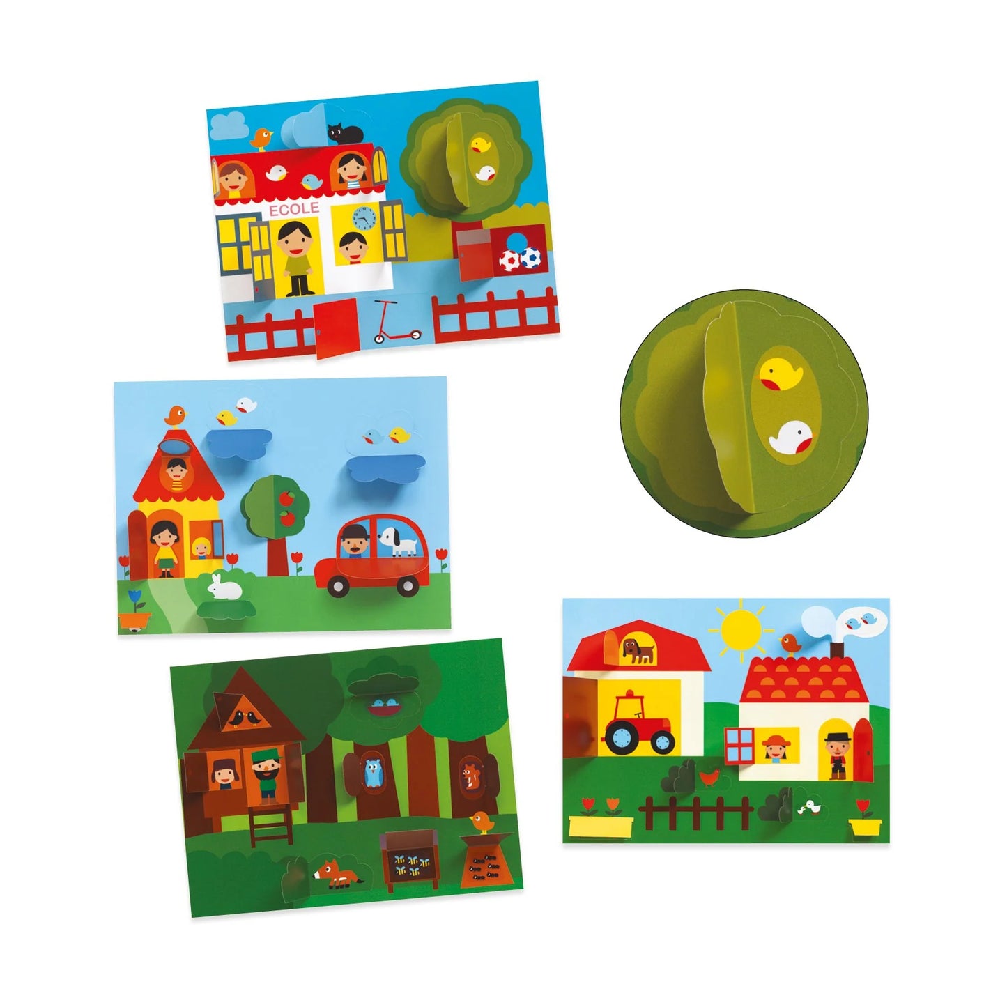 Hide and Seek Collage Art Kit