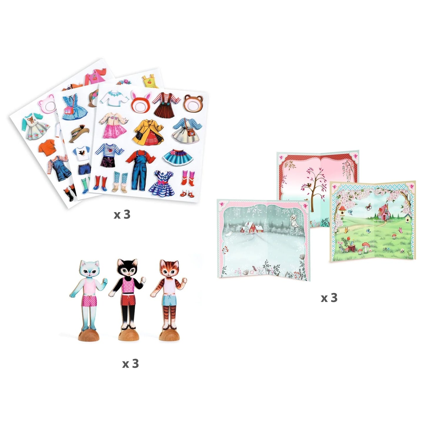 Little Wardrobe Dress Up Collage Craft Kit