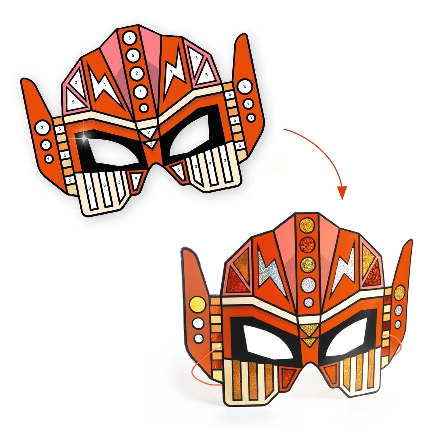 Super Robots DIY Masks Kit