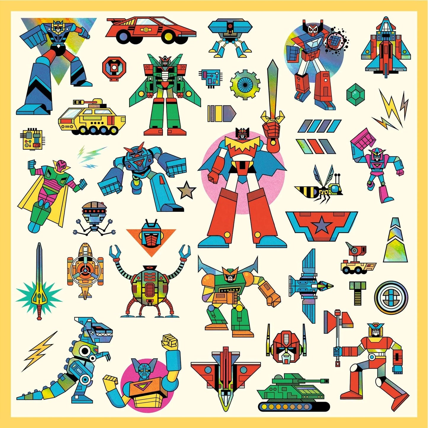 Robot Sticker Sheets