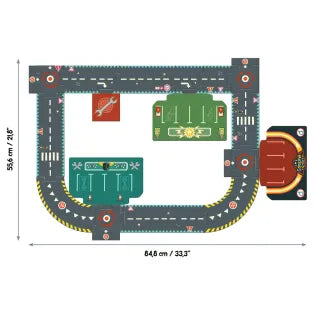 City Circuit | 24pc Giant Track & Puzzle