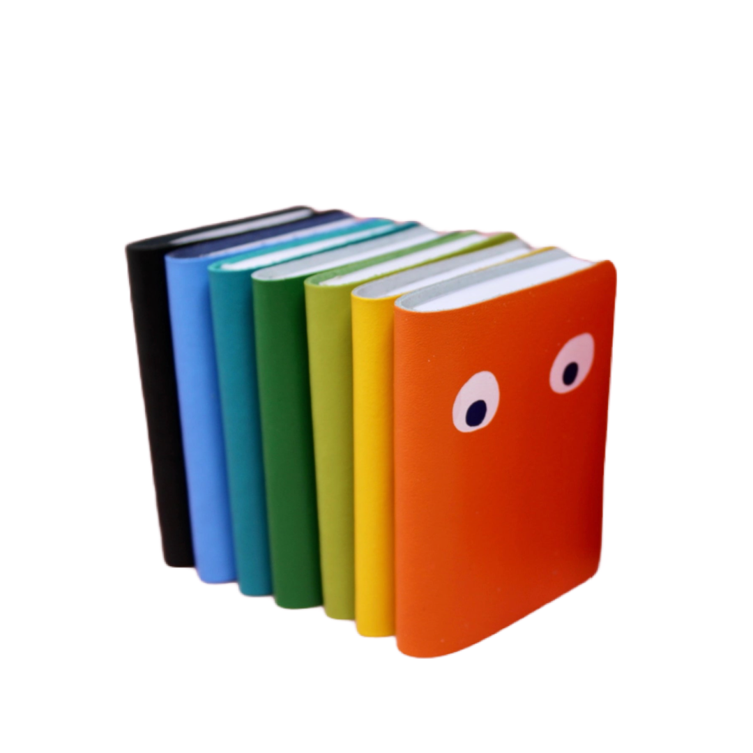 Googly Eye Mini Leather Notebook