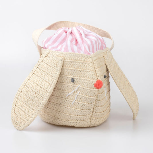 Stripy Ear Bunny Basket Bag