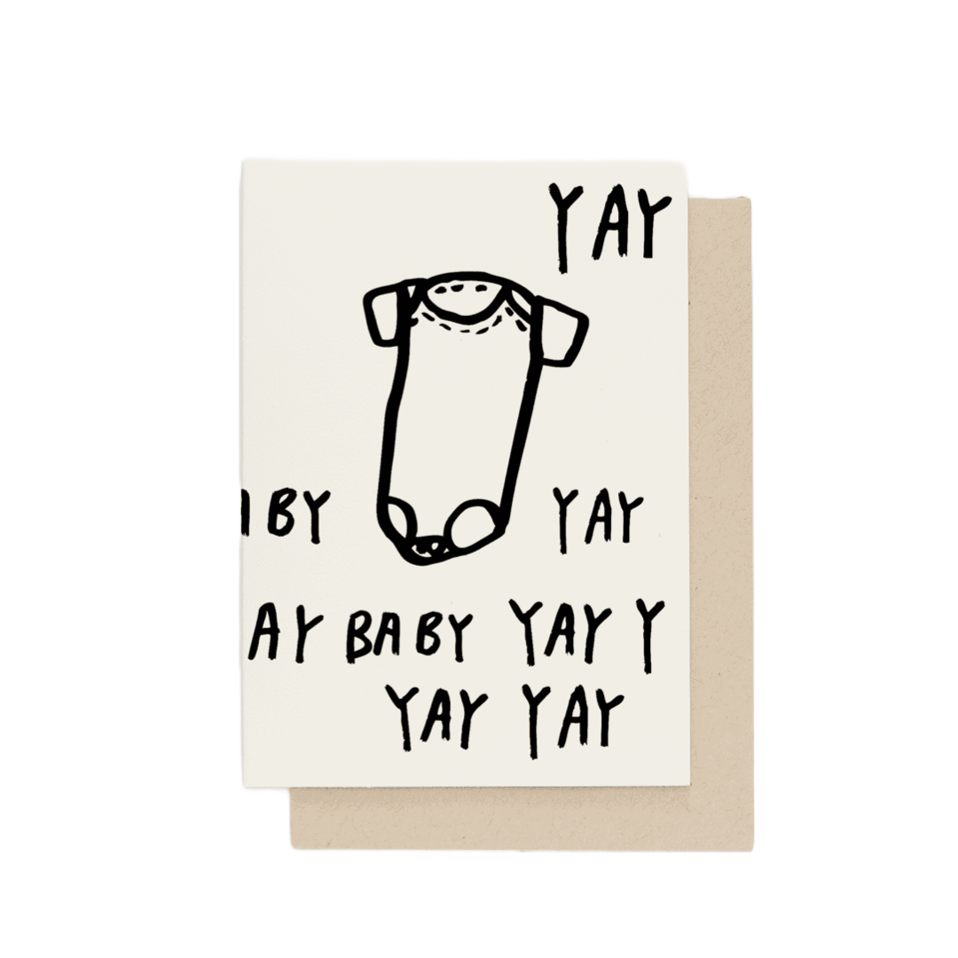 Yay Baby Greeting Card