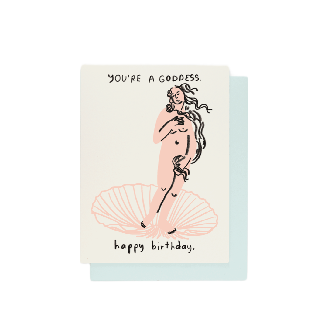 Goddess Birthday Card