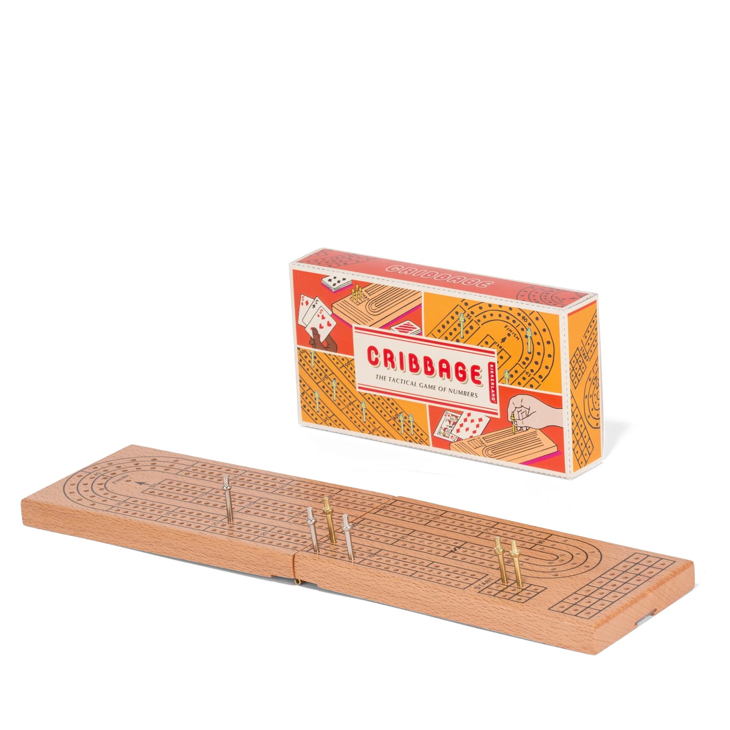 Folding Wood Cribbage