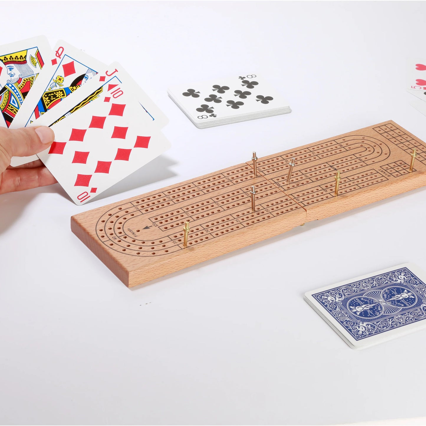 Folding Wood Cribbage