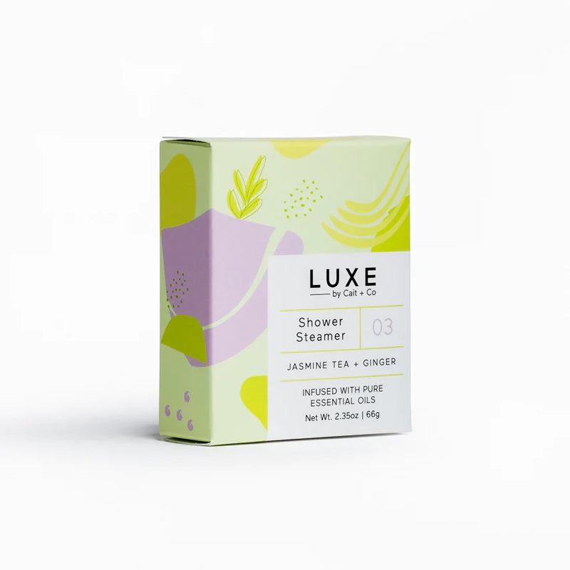 Luxe Shower Steamer | Jasmine Tea + Ginger