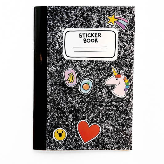 Composition Book Sticker Book