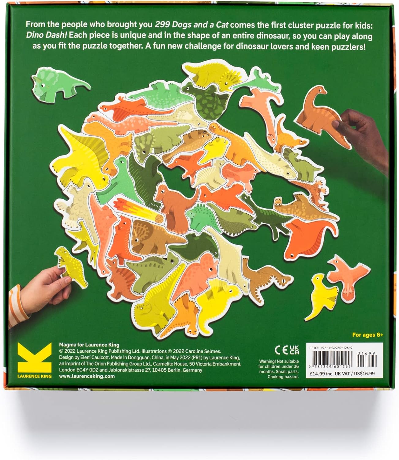 Dino Dash | 50 Piece Cluster Puzzle