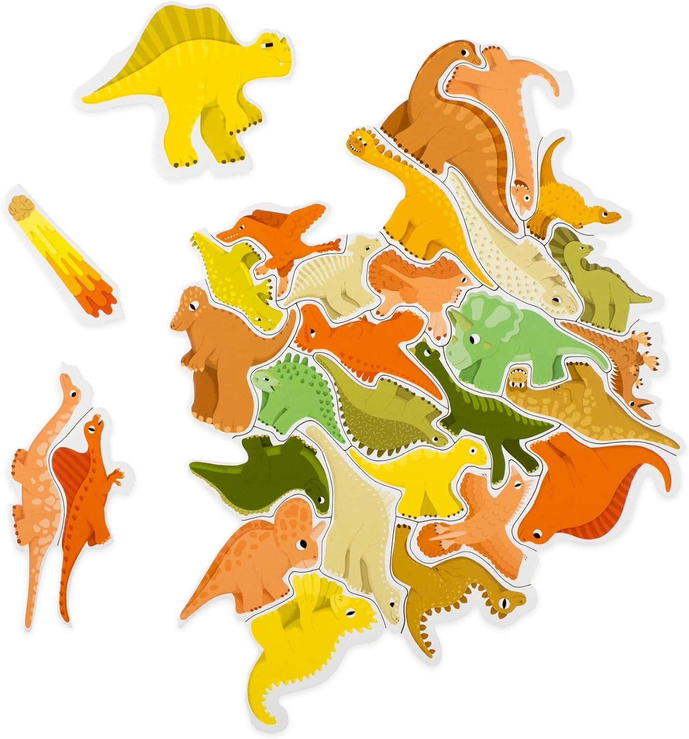 Dino Dash | 50 Piece Cluster Puzzle