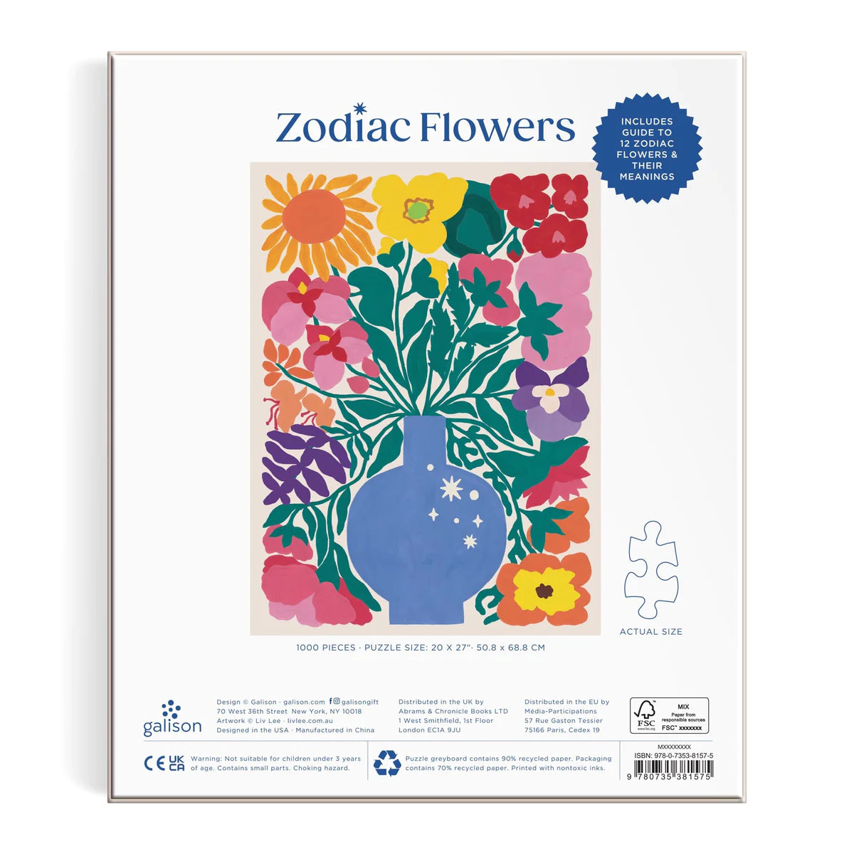 Zodiac Flowers | 1000 Piece Puzzle