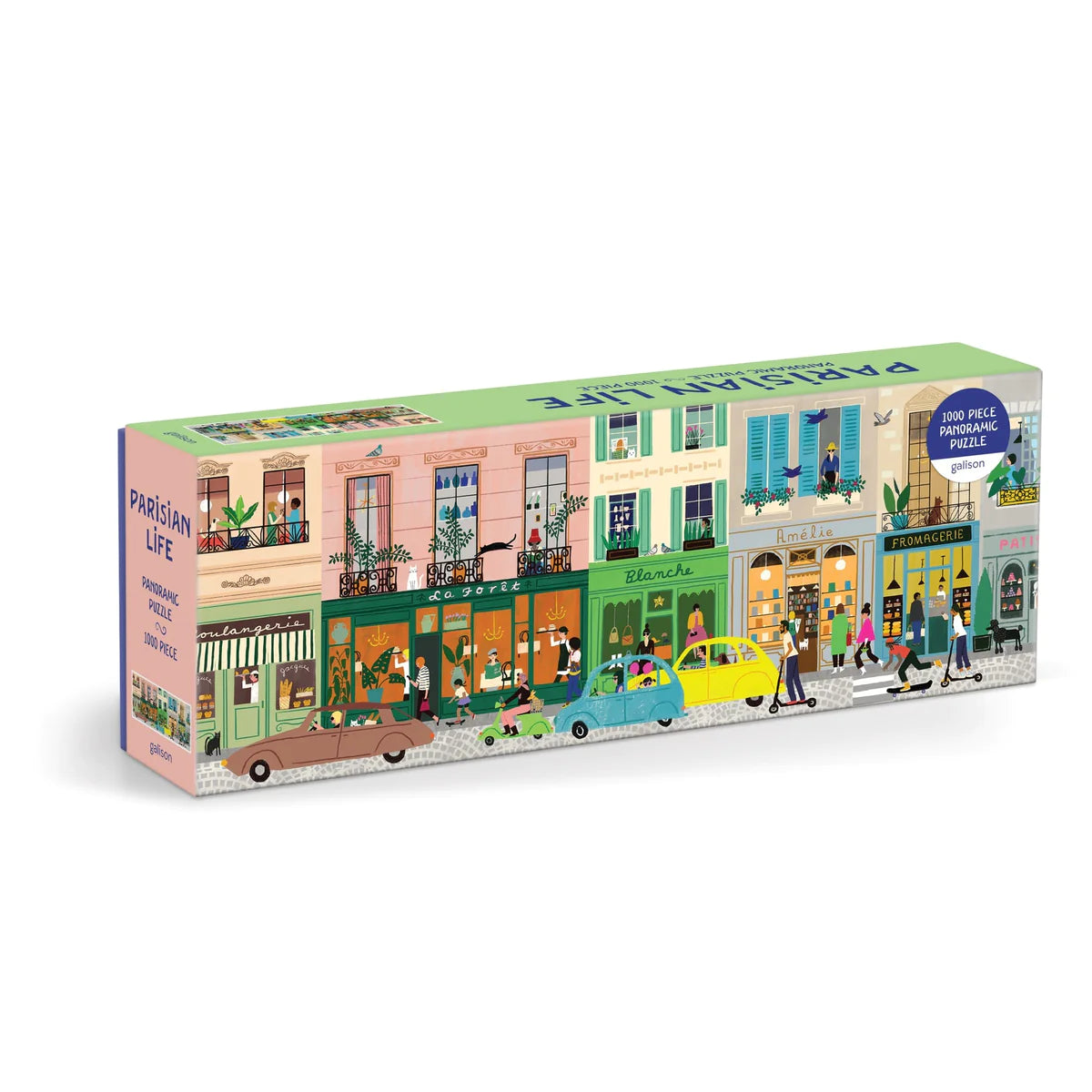 Parisian Life | 1000 Piece Panoramic Puzzle