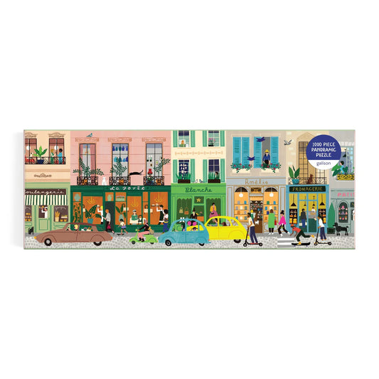 Parisian Life | 1000 Piece Panoramic Puzzle