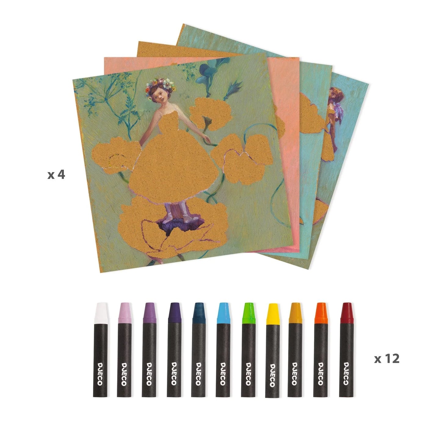 Inspired By Degas | Ballerinas Oil Pastel Art Kit