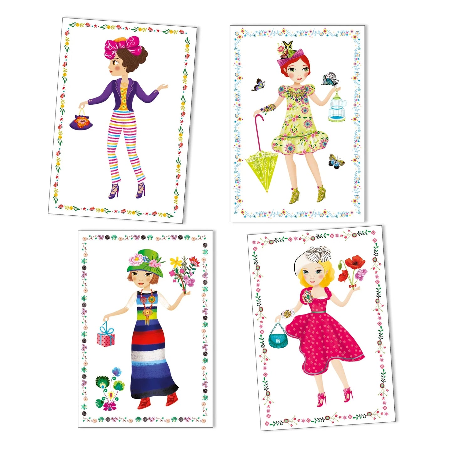 Massive Fashion | Reusable Stickers Paper Dolls