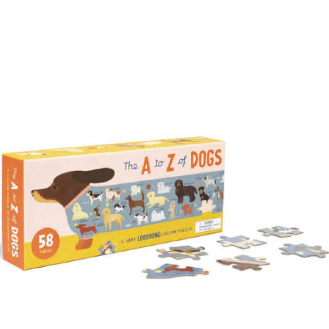 A to Z of Dogs | 58 Piece Jigsaw Puzzle