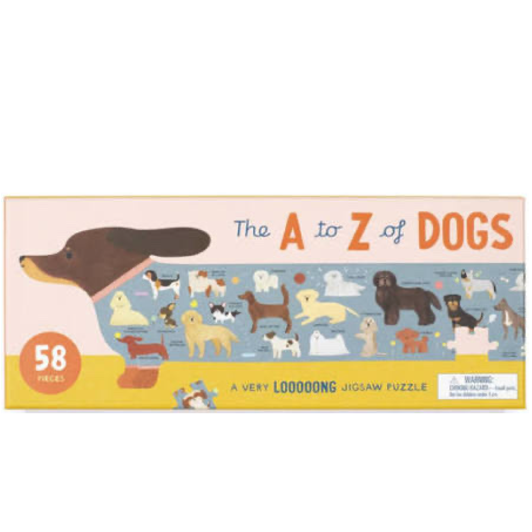 A to Z of Dogs | 58 Piece Jigsaw Puzzle