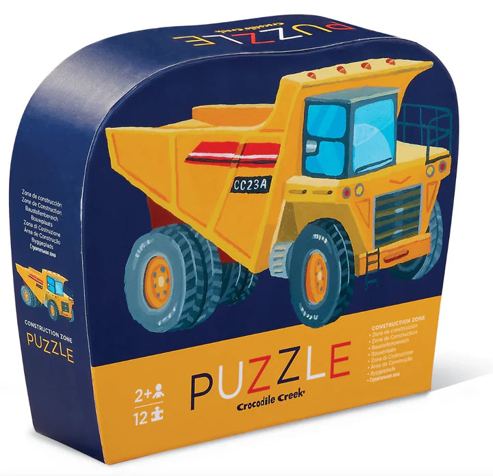 Construction Zone Mini Puzzle | 12 Pieces