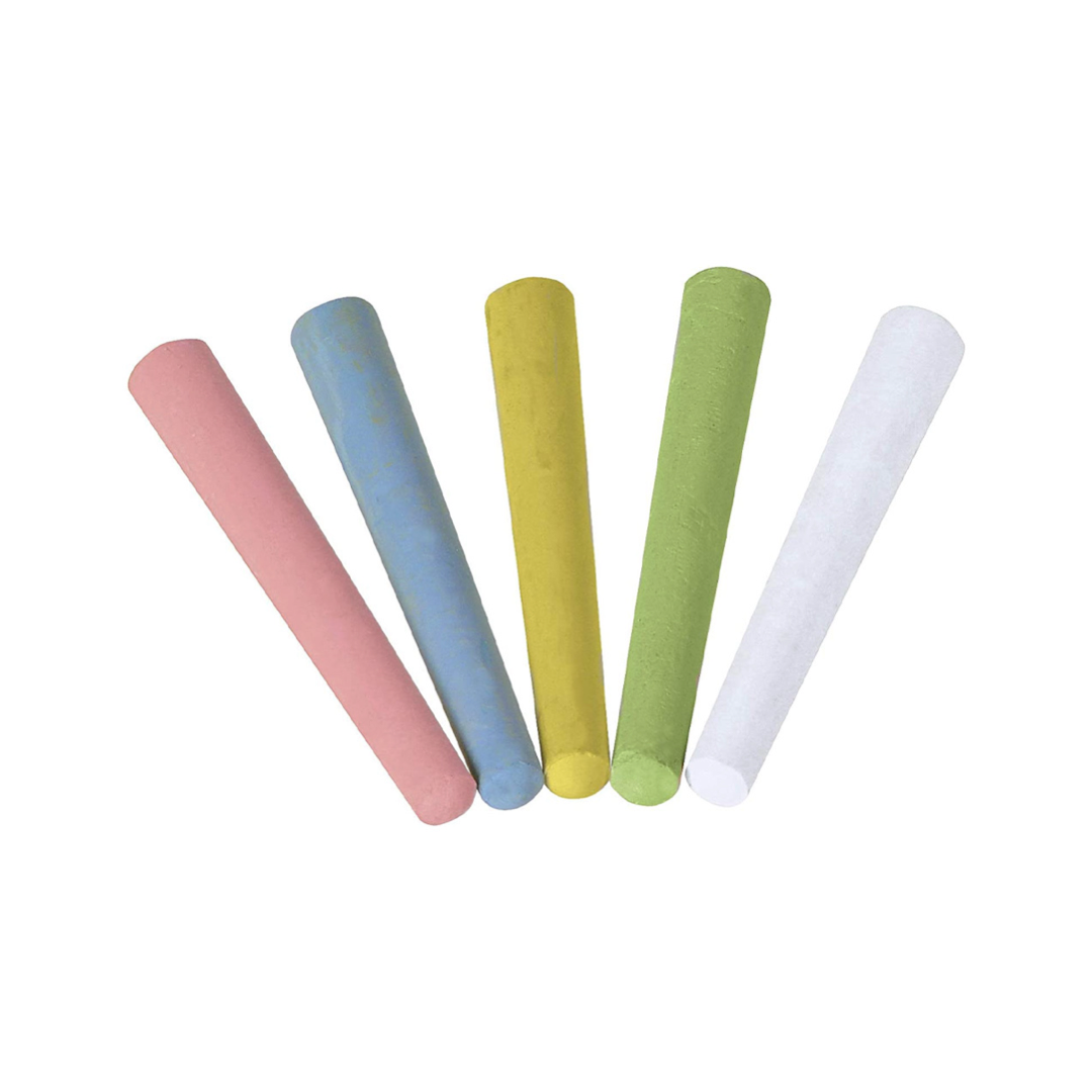 Playground Classics Jumbo Sidewalk Chalk, Assorted Colors