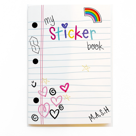 Notebook Scribbles Sticker Book