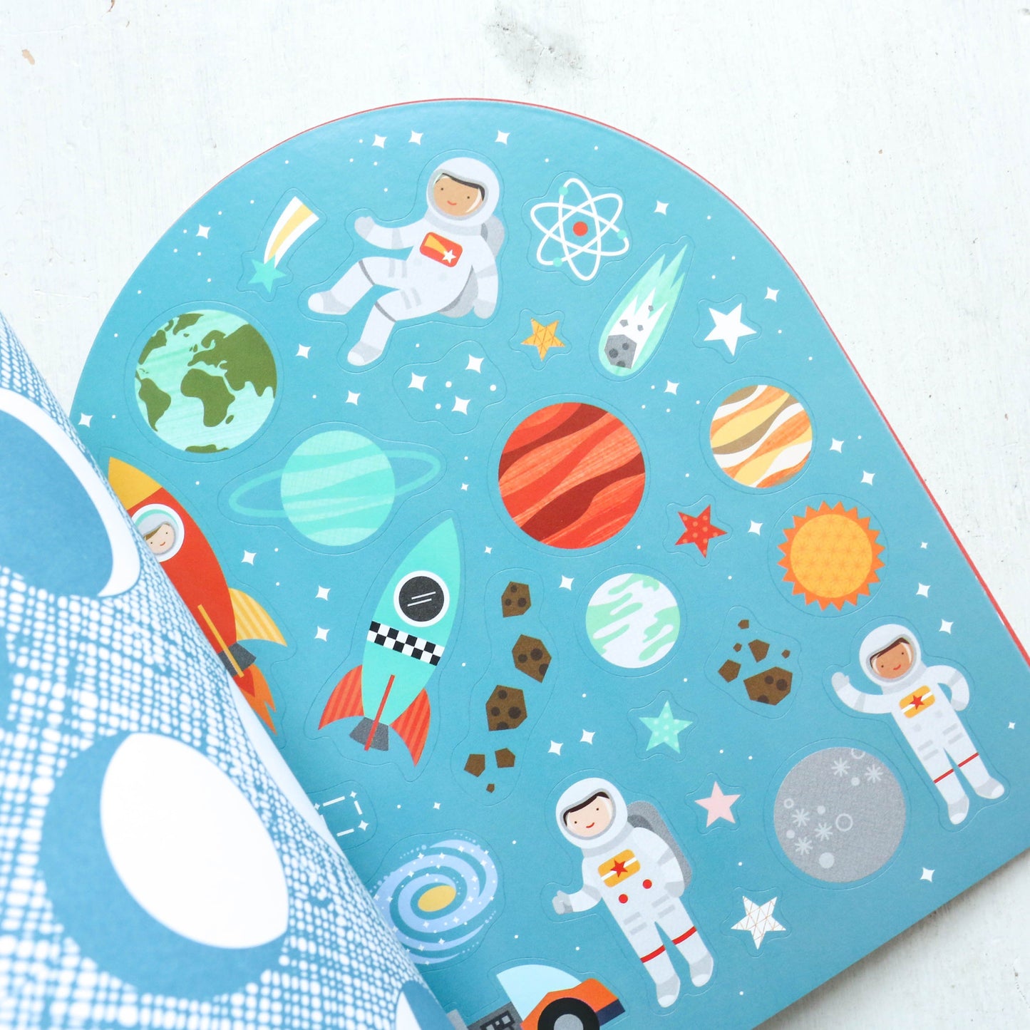 Coloring Book + Stickers | Outer Space