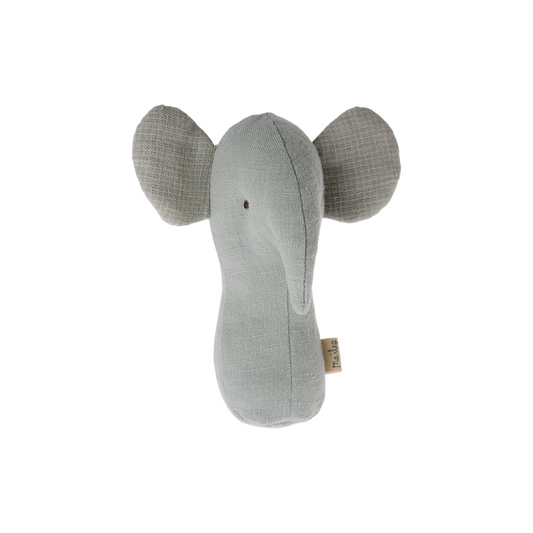 Lullaby Friend Elephant Rattle | Dusty Blue