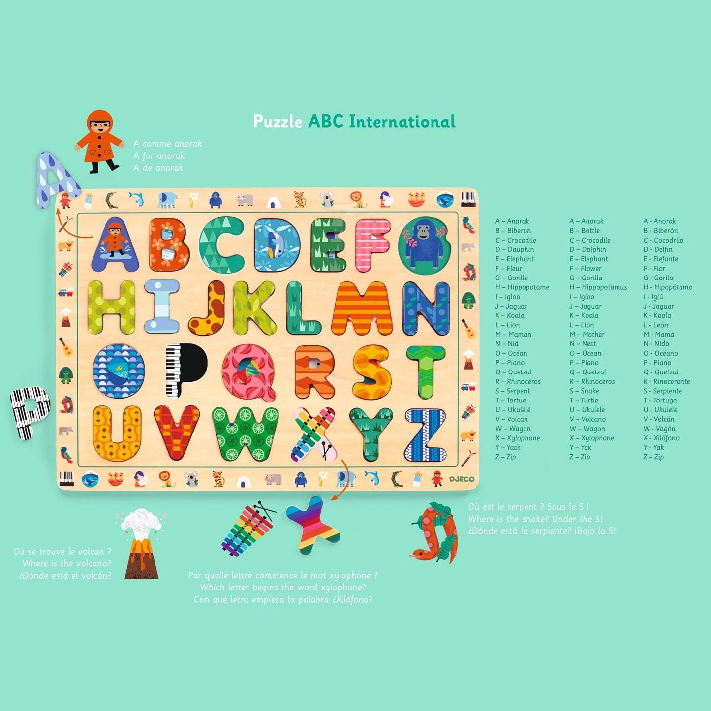 Wooden Alphabet Puzzle