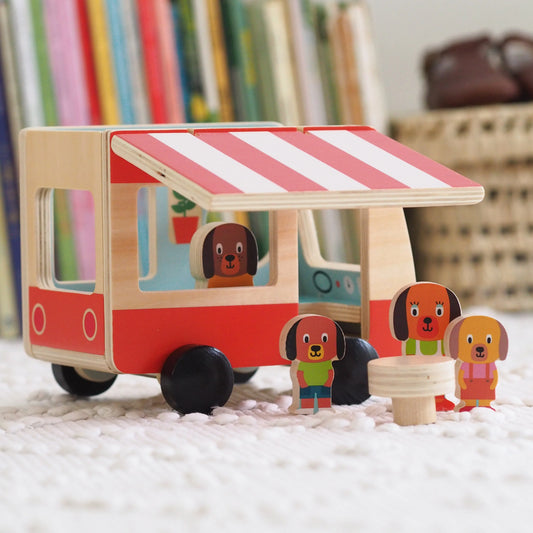 Minicombi Wooden Camper Set