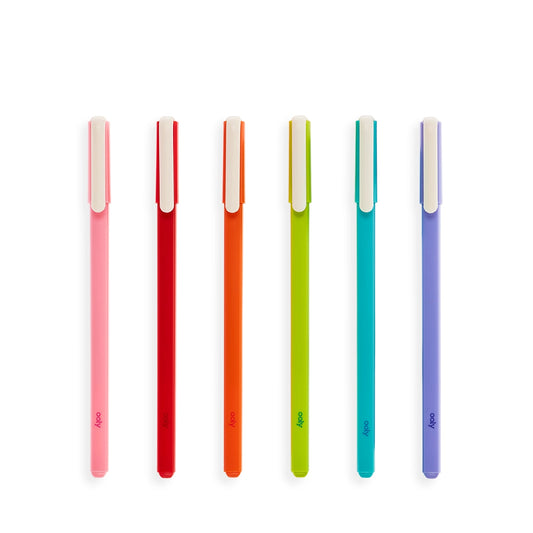 Fine Line Gel Pens | Set of 6