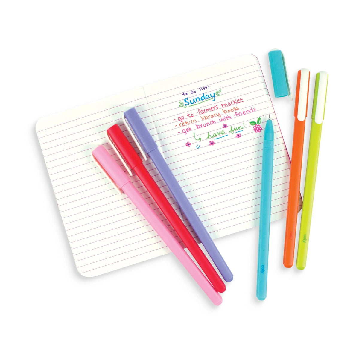 Fine Line Gel Pens | Set of 6