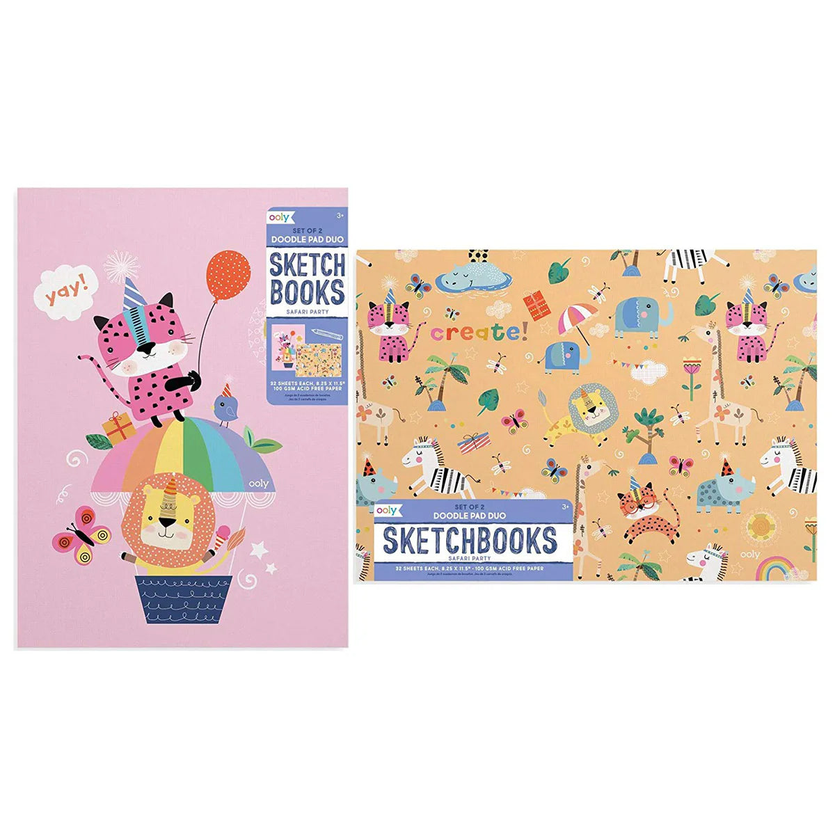 Doodle Pad Duo: Safari Party | Set of 2