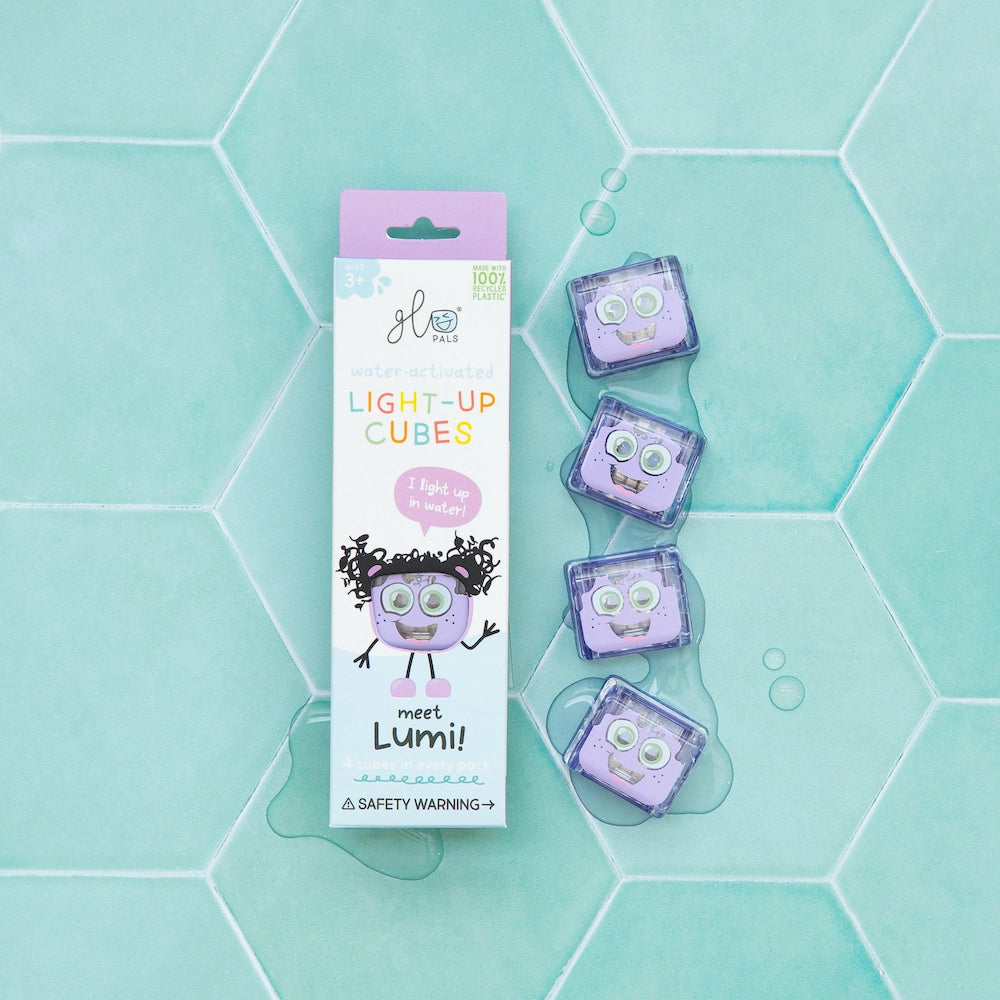 Glo Pals Light-Up Cubes | Lumi (Purple)