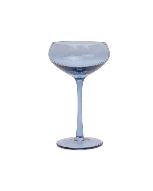 The Lou Coupe Glass Set | Blue