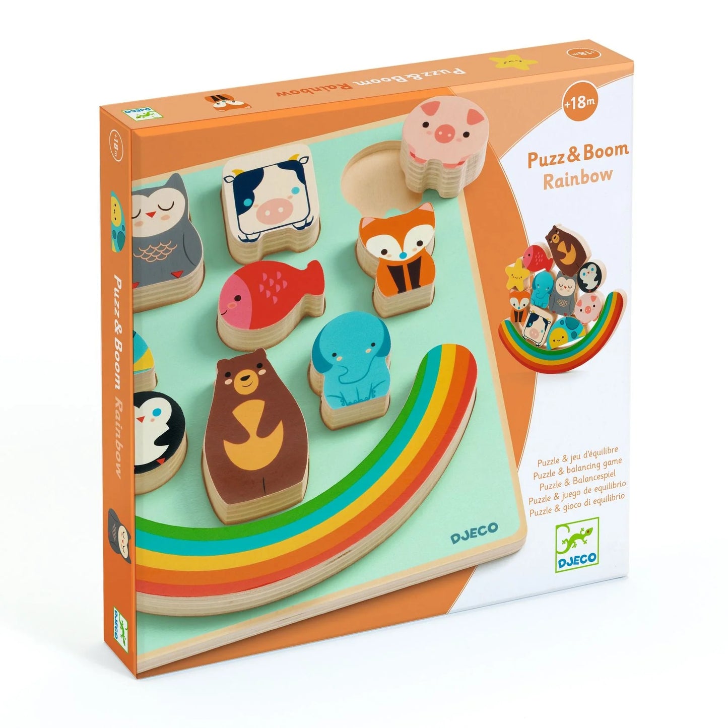 Puzz & Boom Rainbow Wooden Puzzle