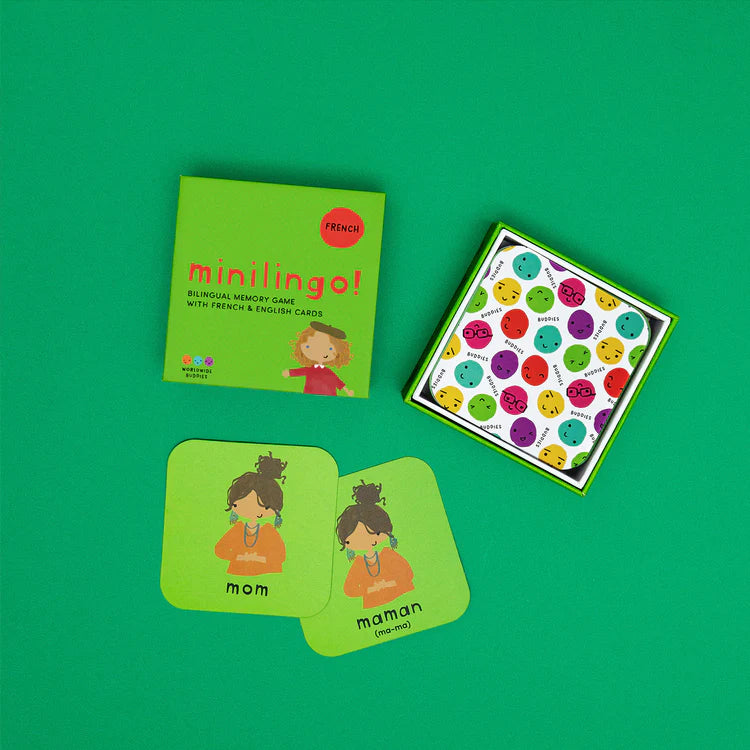 Minilingo! Memory Game | French & English