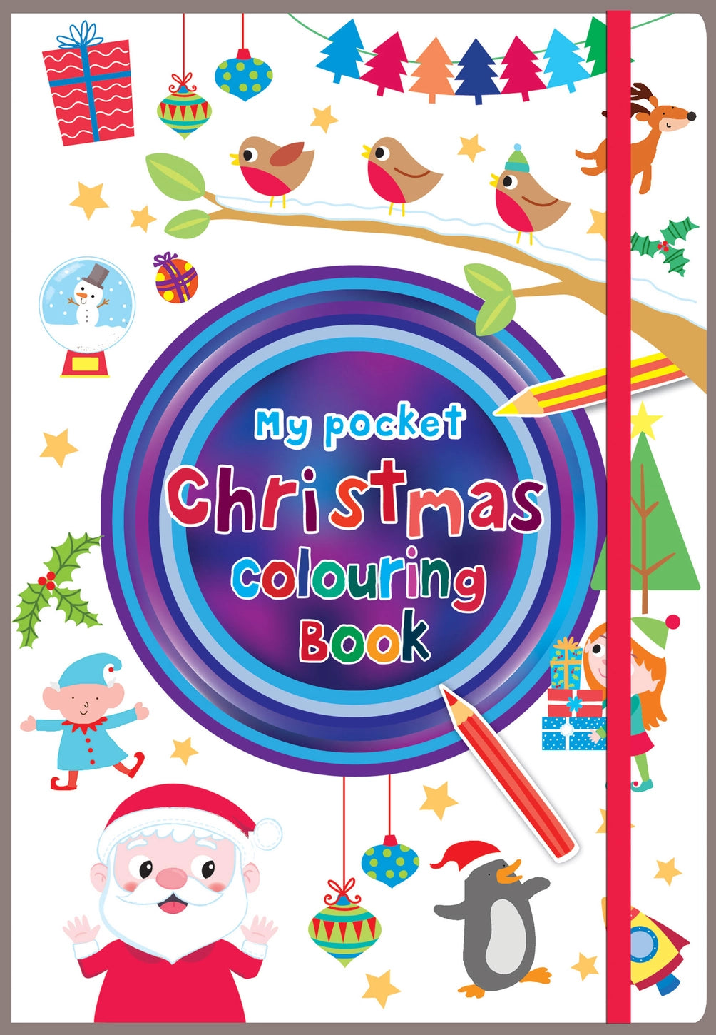 Kids Christmas Pocket Coloring Book