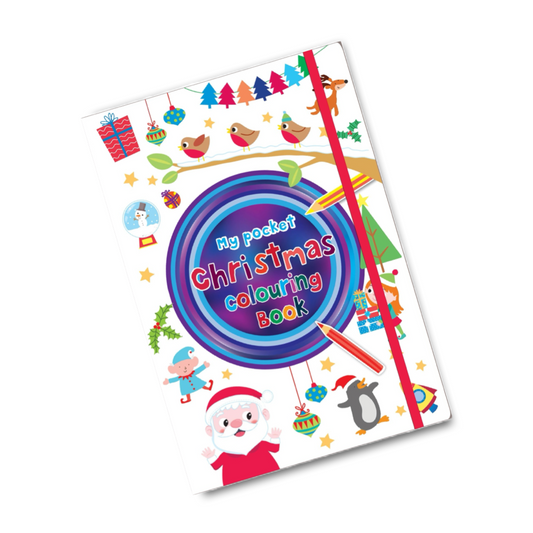 Kids Christmas Pocket Coloring Book