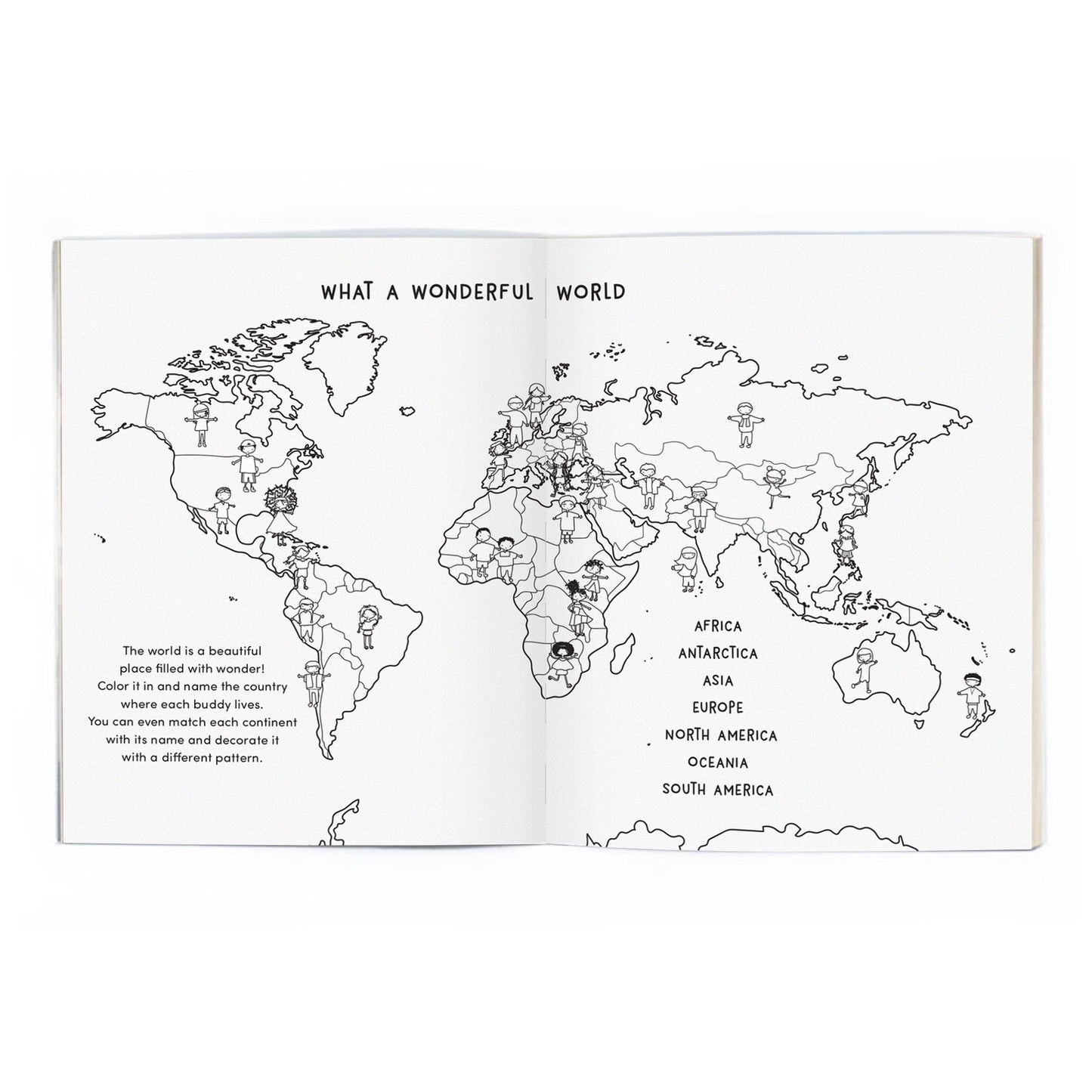 Around The World | Coloring & Sticker Book