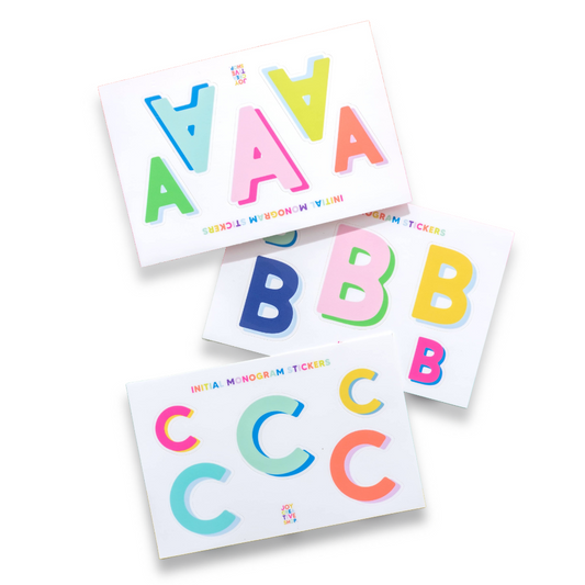 Vinyl Alphabet Stickers | Single Letters