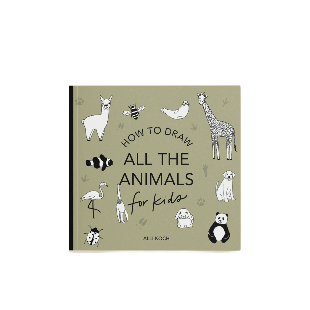 All The Animals: A Mini How to Draw Art Book for Kids