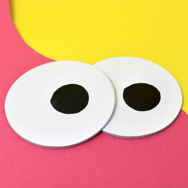 Googly Eye Coasters | Set of 4