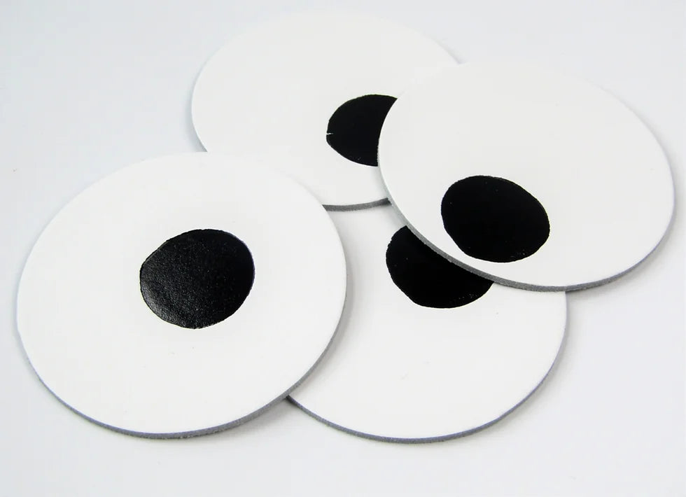 Googly Eye Coasters | Set of 4