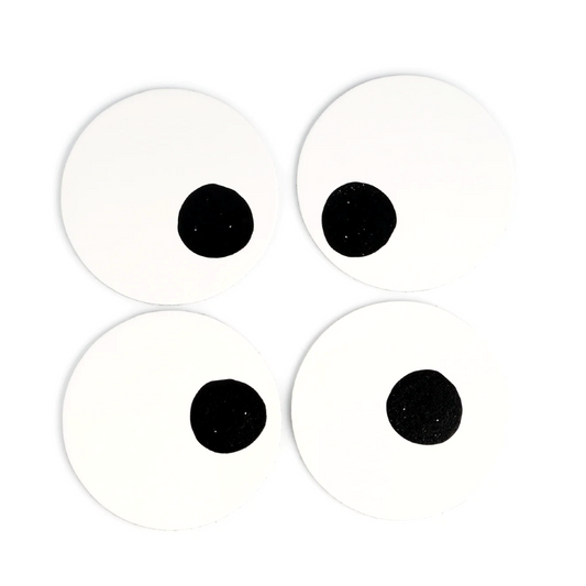 Googly Eye Coasters | Set of 4