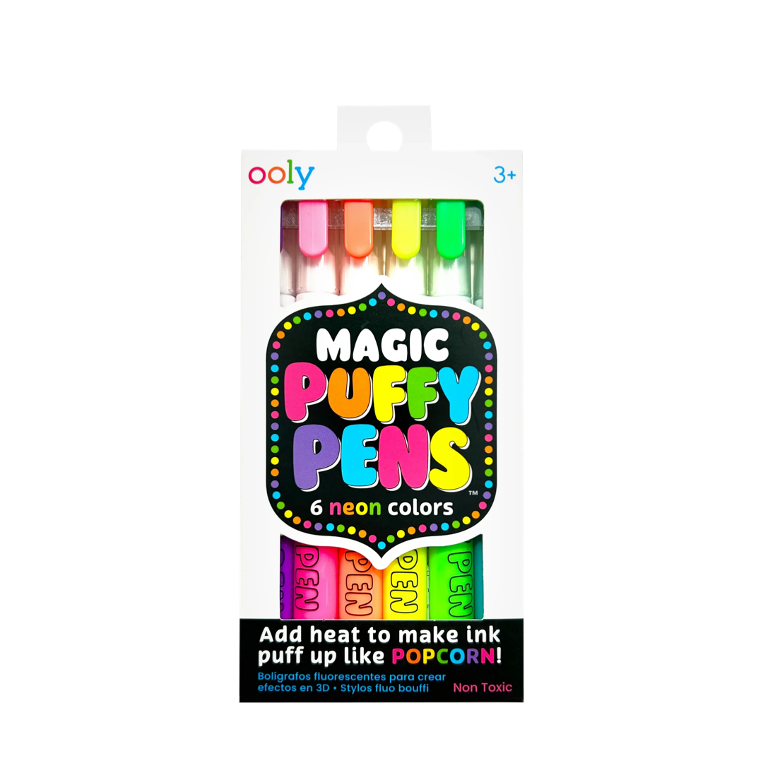 Magic Neon Puffy Pens