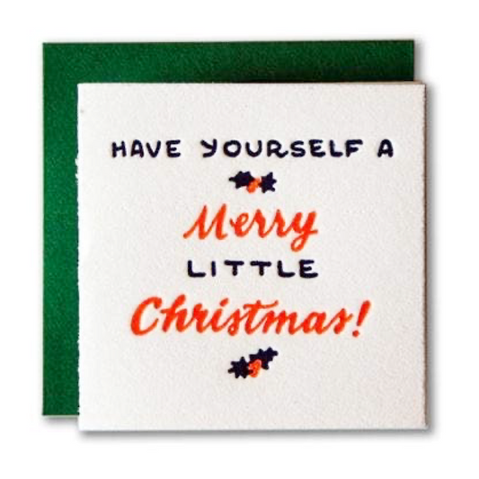 Merry Little Christmas Tiny Card