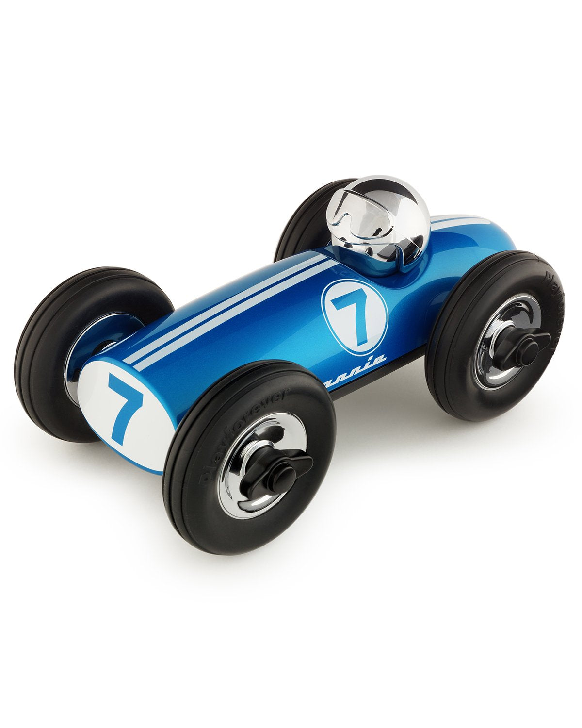 Midi Bonnie Race Car | Blue & Chrome