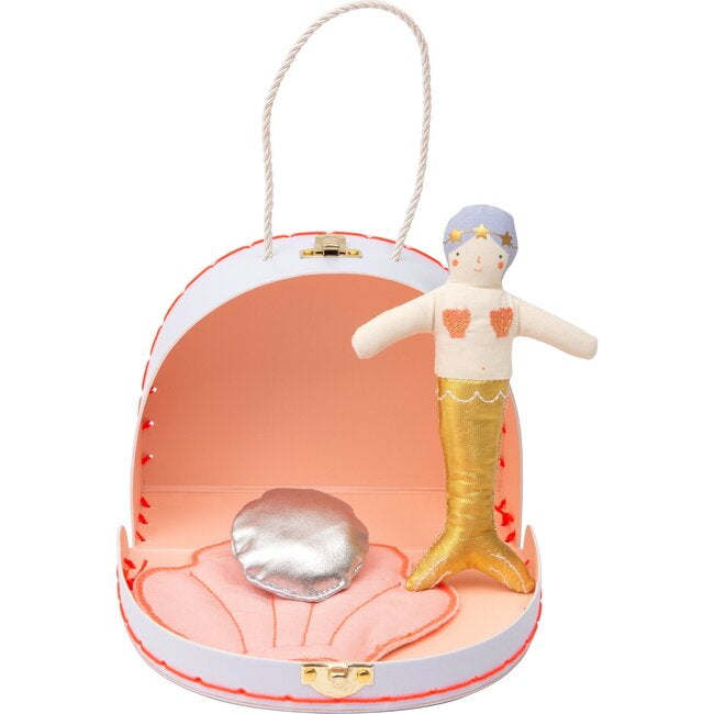 Mermaid Mini Suitcase Doll